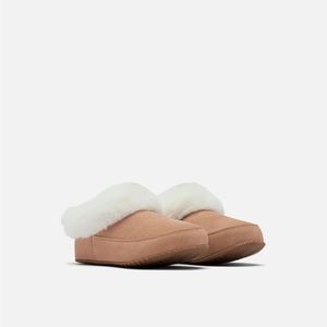 Sorel Go Coffee Run Slipper in Tawny Buff Natural color